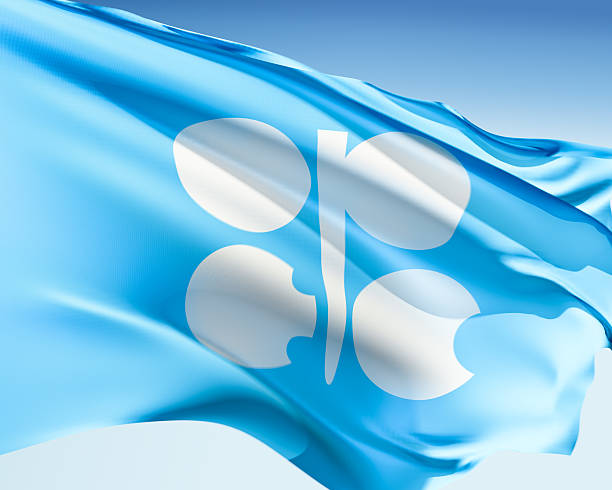 Bandeira da OPEP - foto de acervo