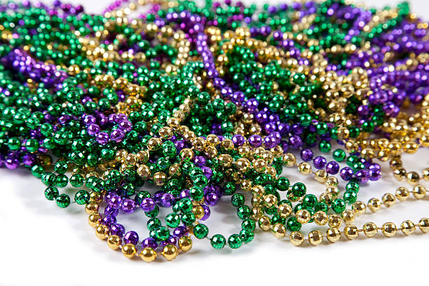istock Purple, Green, Gold Beads 471157943