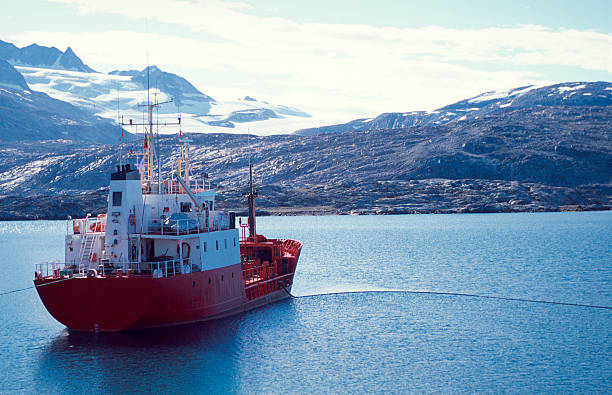 istock Fuel ship in Greenland. 471159485