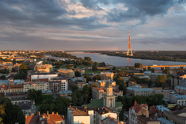 istock Panorama of Riga city. Latvia 471161072