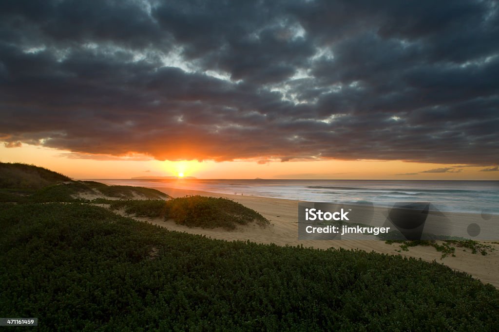 ハワイのビーチの夕日で Polihale ます。 - カウアイのロイヤリティフリーストックフォト