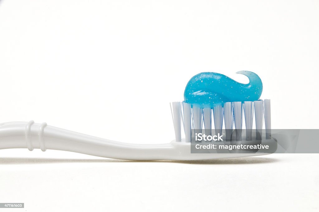 Zahnbürste, Zahnpasta - Lizenzfrei Zahnpasta Stock-Foto