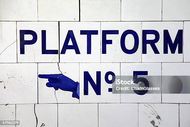 Platform Number 5 Stock Photo - Download Image Now - Flinders Street Station, Melbourne - Australia, Railroad Station Platform