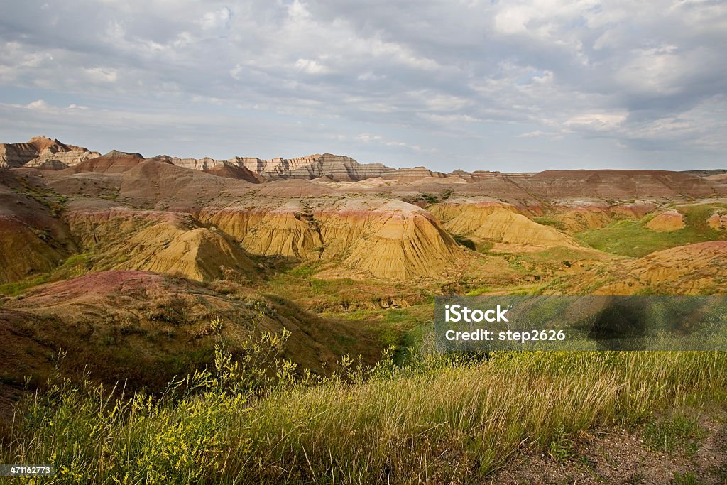 South Dakota Badlands - Foto de stock de Amarillo - Color libre de derechos