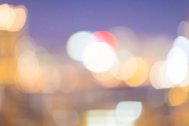 istock Abstract Blurry lights image of city at night 471164286