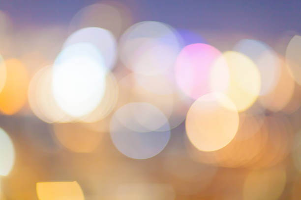 istock Abstract Blurry lights image of city at night 471164296