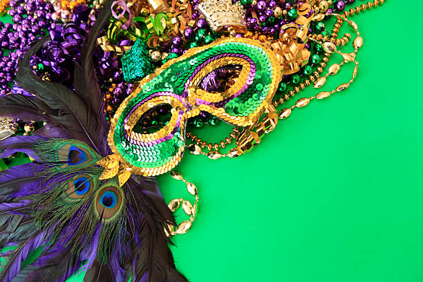 mardi gras ㅁ마스크 - mardi gras carnival peacock mask 뉴스 사진 이미지