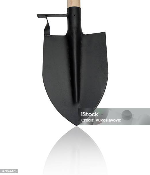 Shovel Stock Photo - Download Image Now - Agriculture, Black Color, Clean