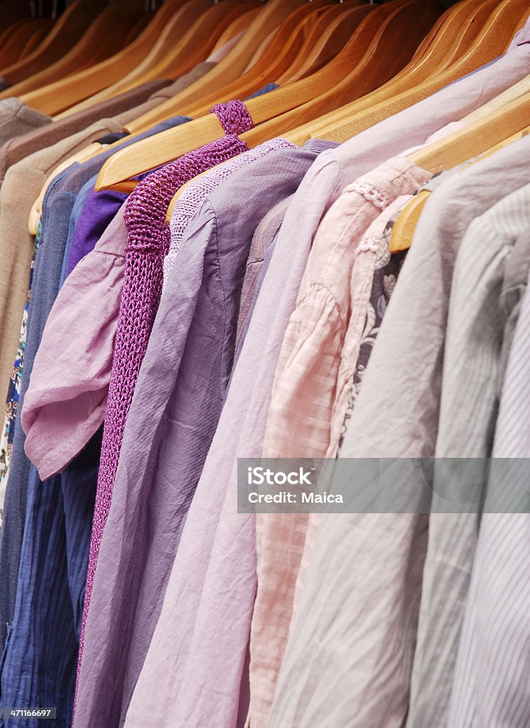 Roupas coloridas - Royalty-free Abundância Foto de stock