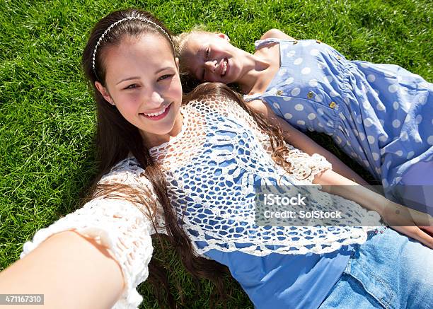 Selfie In The Sun Stock Photo - Download Image Now - 20-29 Years, 2015, Adolescence