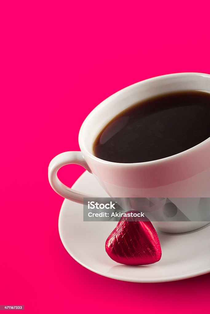 Caffè con cioccolato - Foto stock royalty-free di Amore