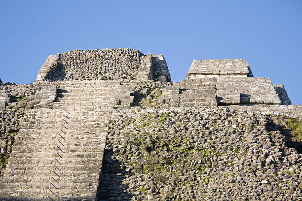 istock Belize: Mayan Ruin at Lamanai, Main Temple 471168065