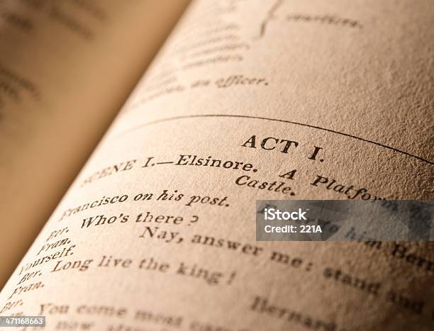 Shakespeares Plays Hamlet Stock Photo - Download Image Now - William Shakespeare, Book, Old Book