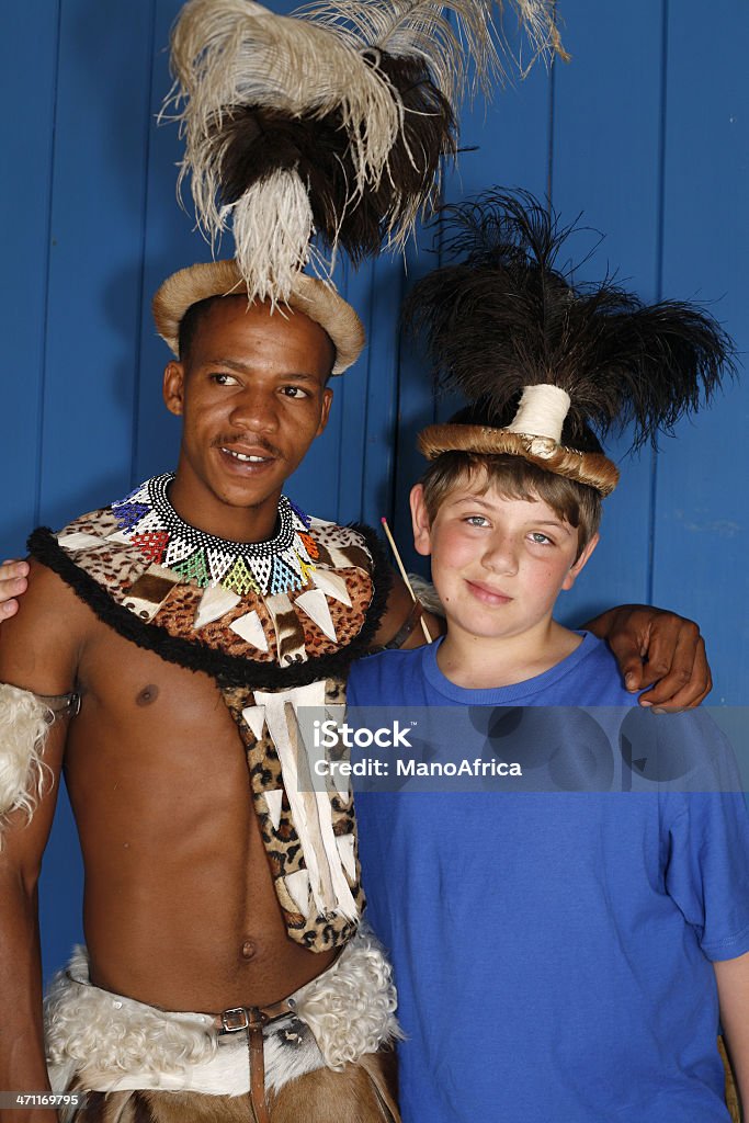 Zulu で若い観光 - ズールー族のロイヤリティフリーストックフォト