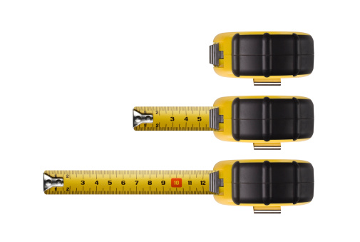 Tape measure. Photography in high resolution. 