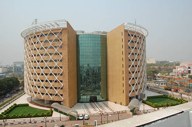 Hi tec City building Hitech City Building located in Hyderabad (INDIA) hyderabad india photos stock pictures, royalty-free photos & images