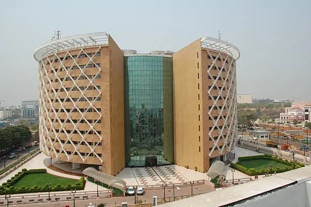 Hitech City Building located in Hyderabad (INDIA)