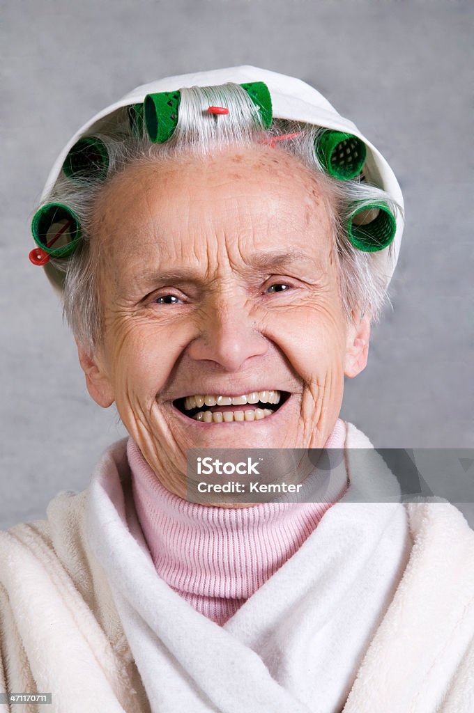 Riendo abuela - Foto de stock de 70-79 años libre de derechos