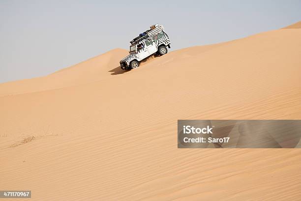 On Top Of The Dune Sahara Stock Photo - Download Image Now - 4x4, Adventure, Africa