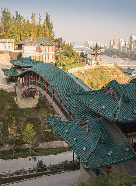 istock Chinese pavilion in the city park 471171502