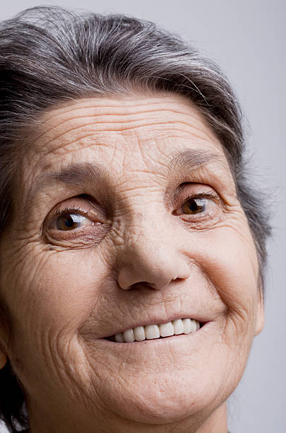 istock Happy senior woman 471171753