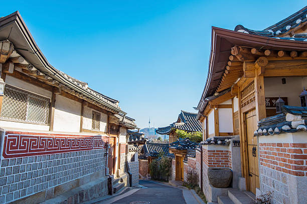 istock Bukchon Hanok Village,Traditional Korean style 471171898