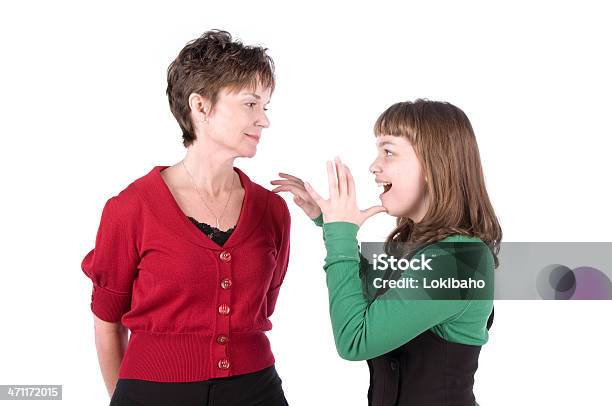 Mãe - Fotografias de stock e mais imagens de Criança - Criança, Língua Gestual, Falar