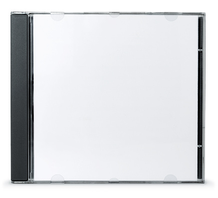 Blank CD case. 