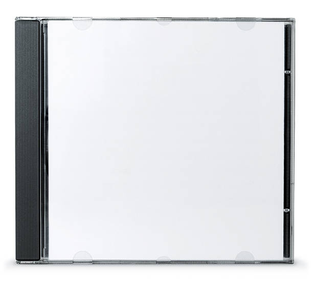 Blank CD Case stock photo