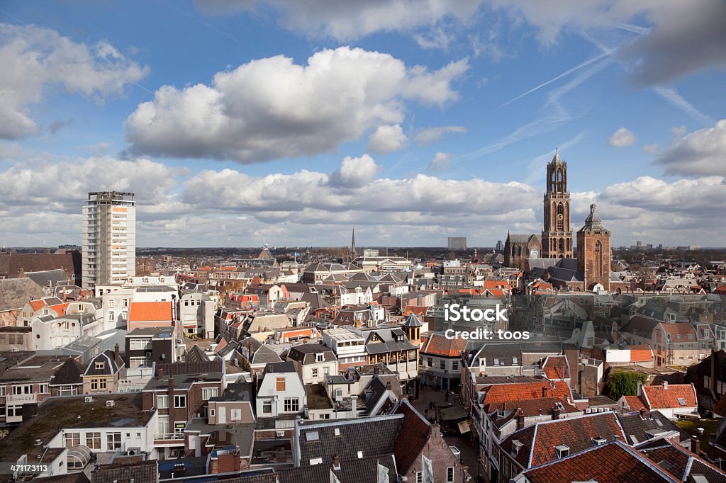 Die skyline der Stadt, Holland (XXXL - Lizenzfrei Utrecht Stock-Foto