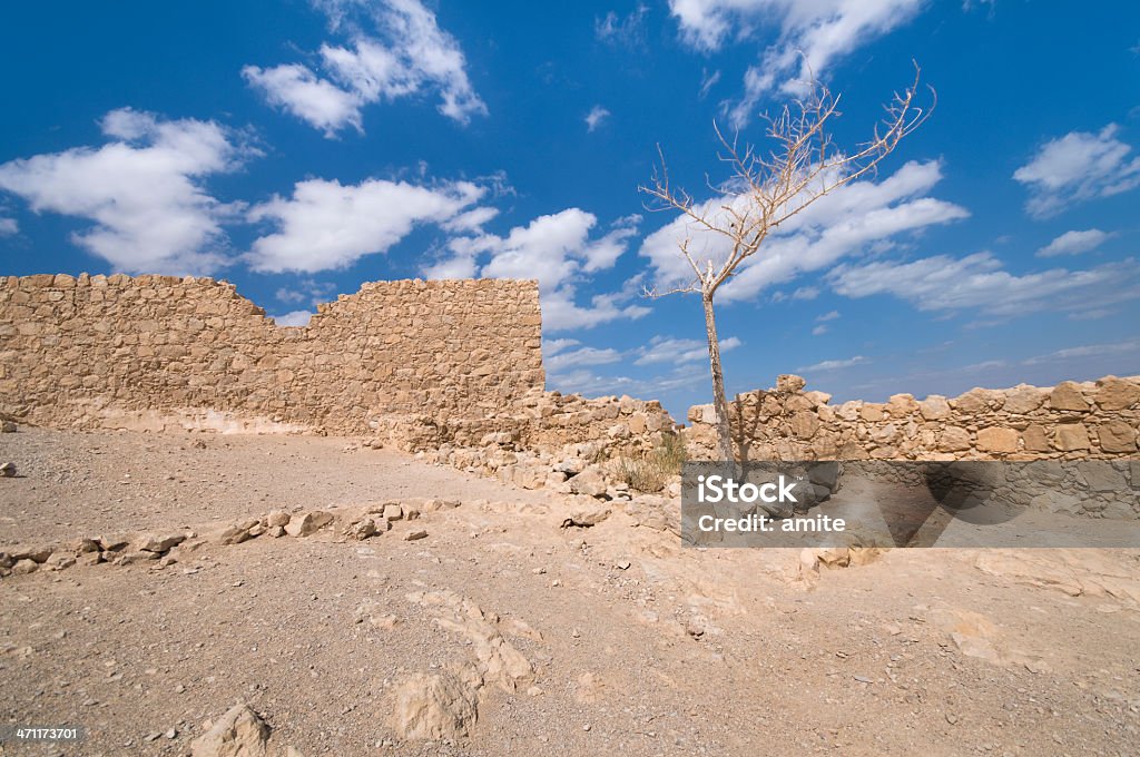 Masada, Israel - Lizenzfrei Archäologie Stock-Foto