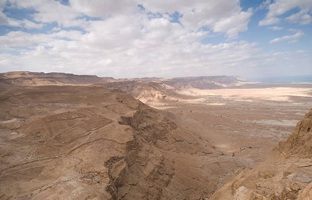 istock Dead sea from Masada National park, Israel 471174449
