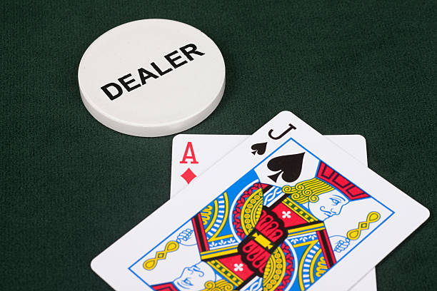 istock Dealer Has Blackjack, Winning, Gambling, Playing-Cards, Losing, Ace, Jack 471174647