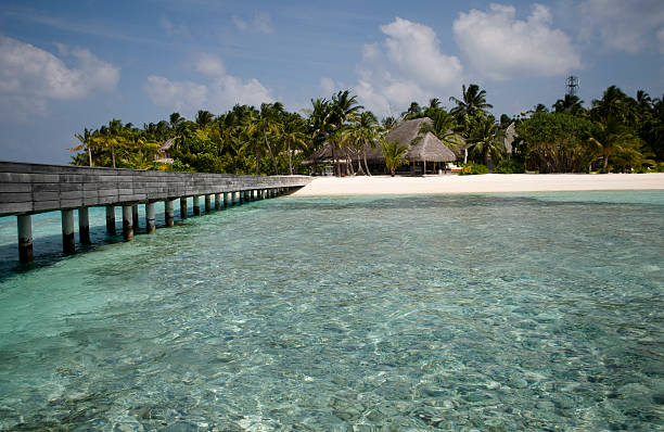 istock Island Jetty in the Maldives 471175405
