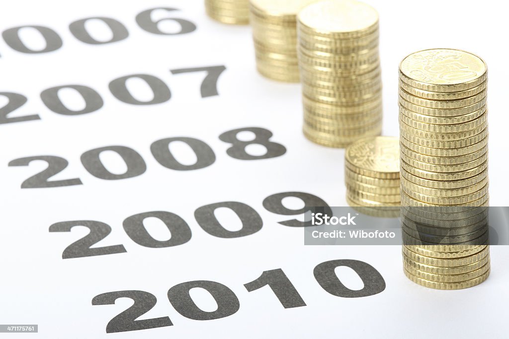 Mehr Wachstum im Jahr 2010 - Lizenzfrei 2010 Stock-Foto