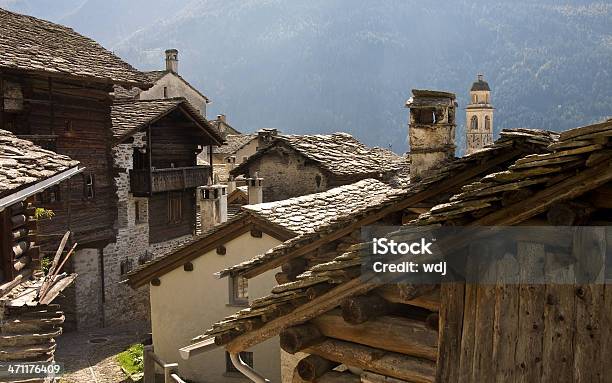 Soglio Im Bergell Stockfoto und mehr Bilder von Engadin - Engadin, Scheune, Bauwerk