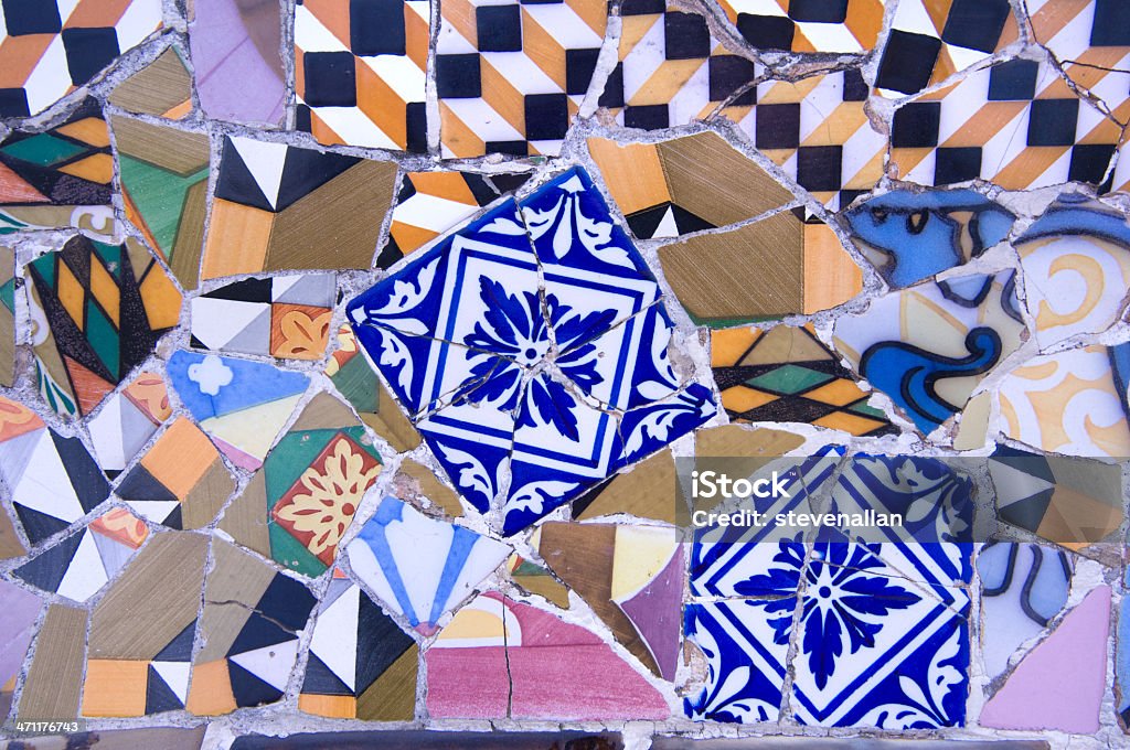Close-up di laboratorio di Barcellona di Gaudí - Foto stock royalty-free di Antoni Gaudí