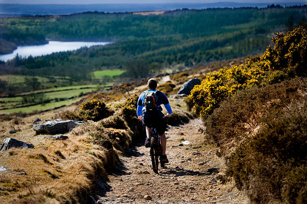 bicicleta de montaña - dartmoor fotografías e imágenes de stock