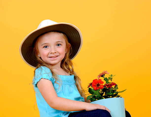 istock Girl with Flowers 471179087