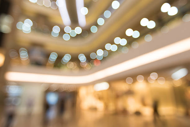 istock Abstract background of bokeh light at Shopping mall 471179100
