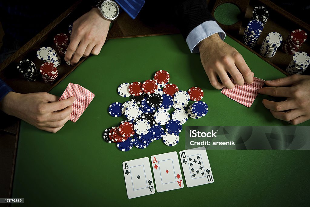 Mesa de Poker - Royalty-free Apostas desportivas Foto de stock