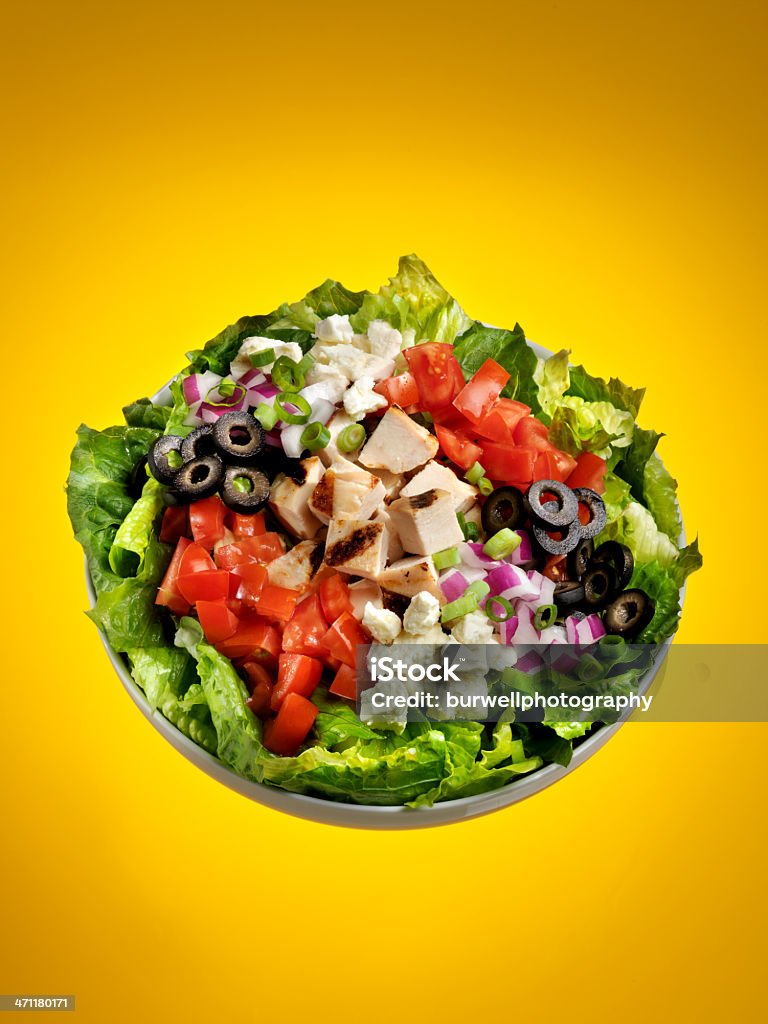 Греческий салат, Один уединенный - Стоковые фото Без людей роялти-фри