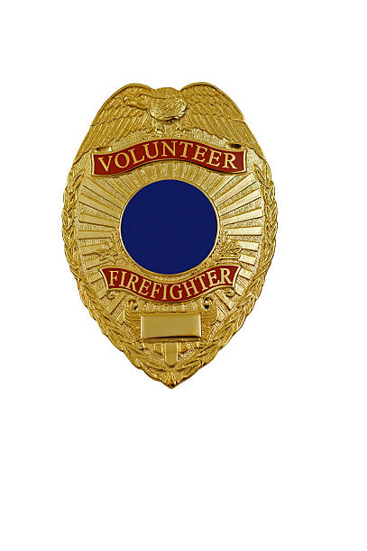 istock Volunteer Firefighter Badge 471181091