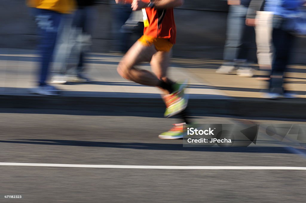 Männliche Läufer motion blur Defocussed - Lizenzfrei Aktiver Lebensstil Stock-Foto