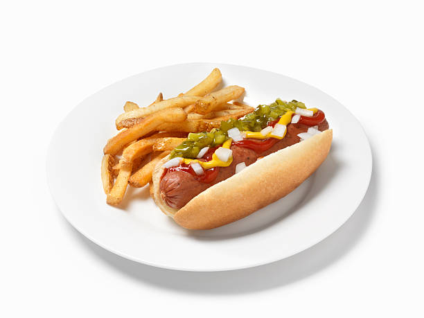 istock Smokie with Fries 471182399