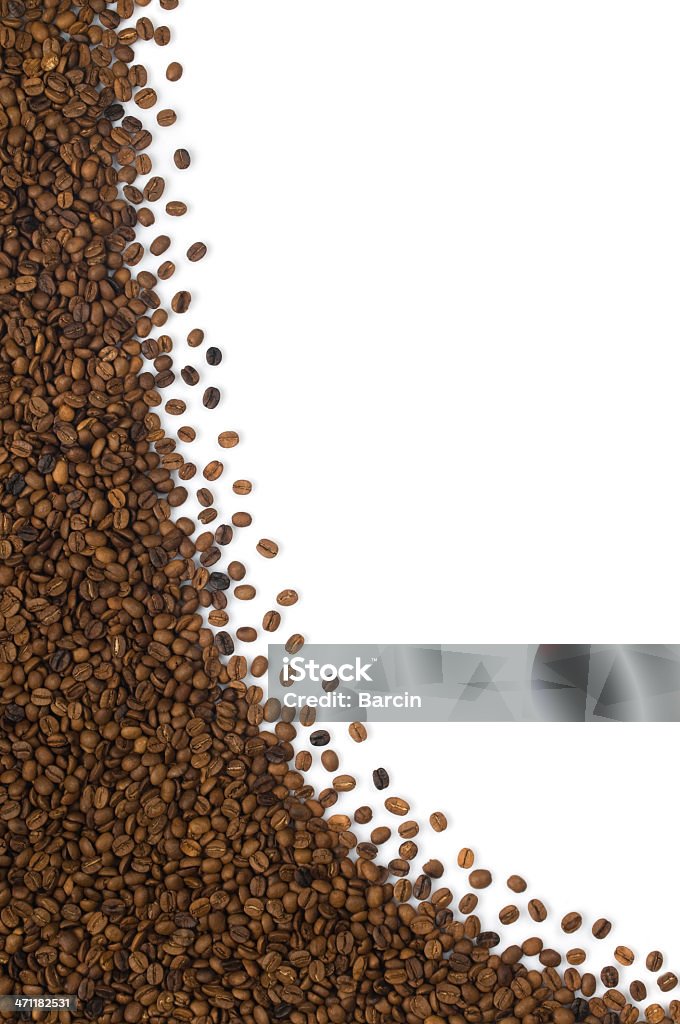 Geröstete Kaffeebohnen - Lizenzfrei Ausgedörrt Stock-Foto