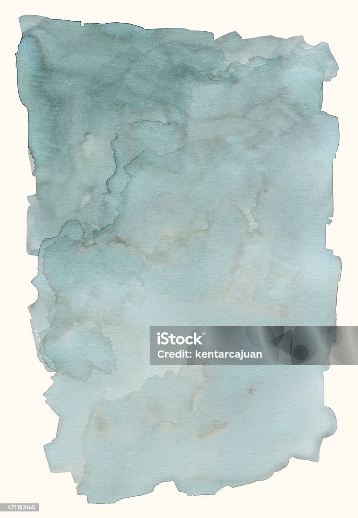 Bleu brouillard image - Photo de Aquarelle libre de droits