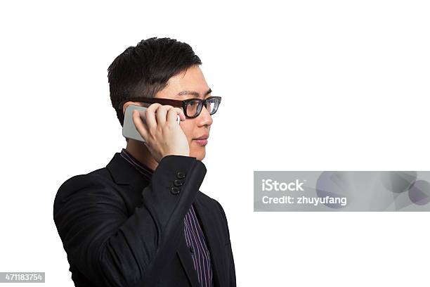 Man Talking On Mobile Phone Stock Photo - Download Image Now - 20-29 Years, 2015, 25-29 Years