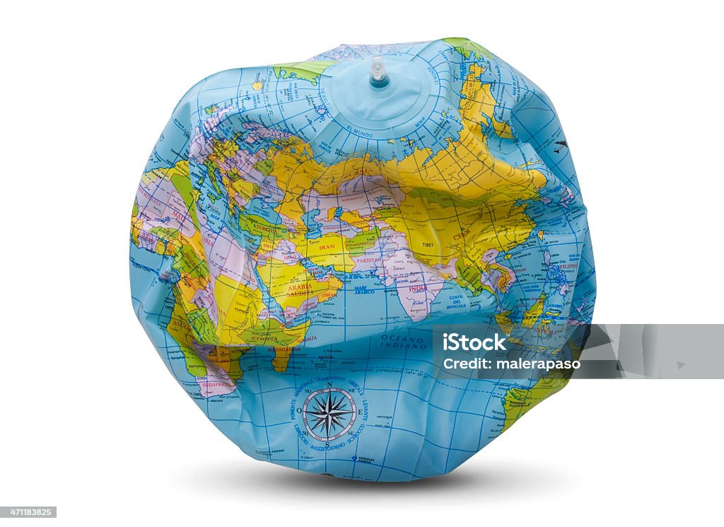 Crise mundial - Royalty-free Globo terrestre Foto de stock