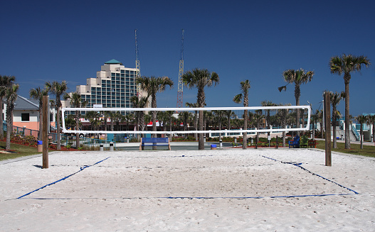 Beach Volleyball Court on Daytona Beach